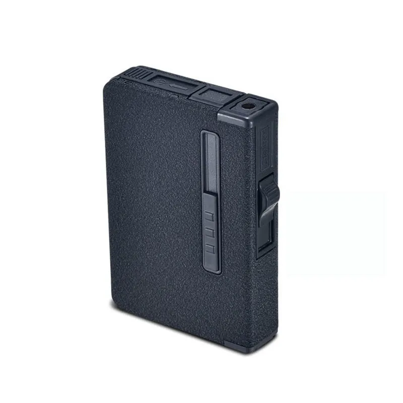 8 шт. металлический портсигар коробка с зажигалкой ветрозащитный Usb чехол для