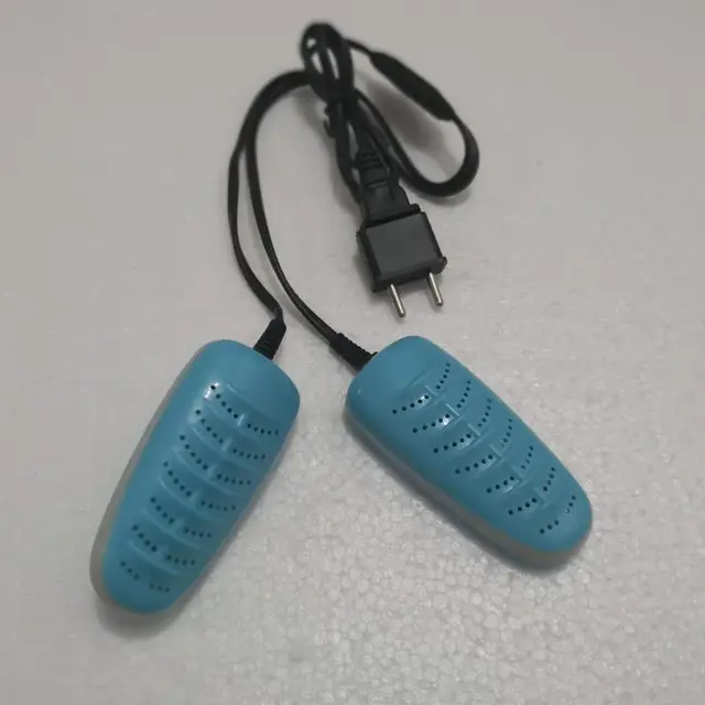 220V 14W Europe Lovely Electric Shoe Dryer for baby kids shoes heating device with purle lamp for wet rainy day 4