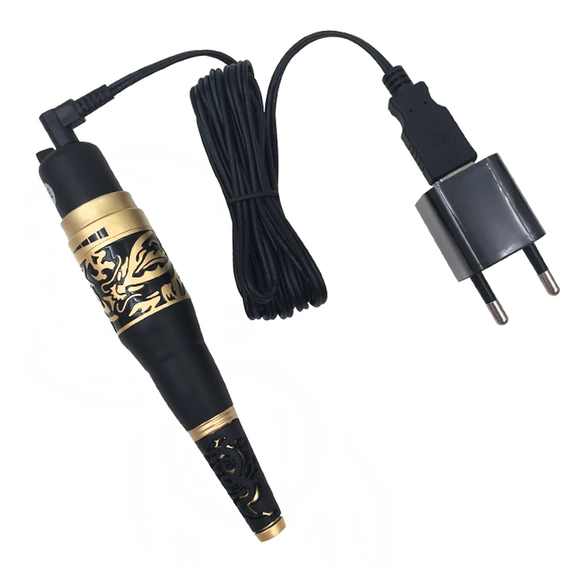 Free shipping Original Taiwan Permanent Makeup machine Golden Dragon tattoo Machine kits Tattoo Gun and Needles for eyebrow lip | Красота и