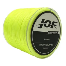 JOF бренд 500 м 4 нити супер сильный Японии Multifilament ЧП плетеная леска 8 10 20 30 40 60LB