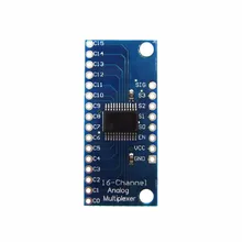 1 шт. CD74HC4067 16-канальный с аналоговым и цифровым дисплеем мультиплексор коммутационная плата модуль