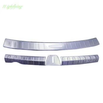 

Stainless Steel 2pcs Rear Trunk Boot Inner&outer Bumper Protector Guard Sill Plate For BMW 3 Series F30 2012-2016