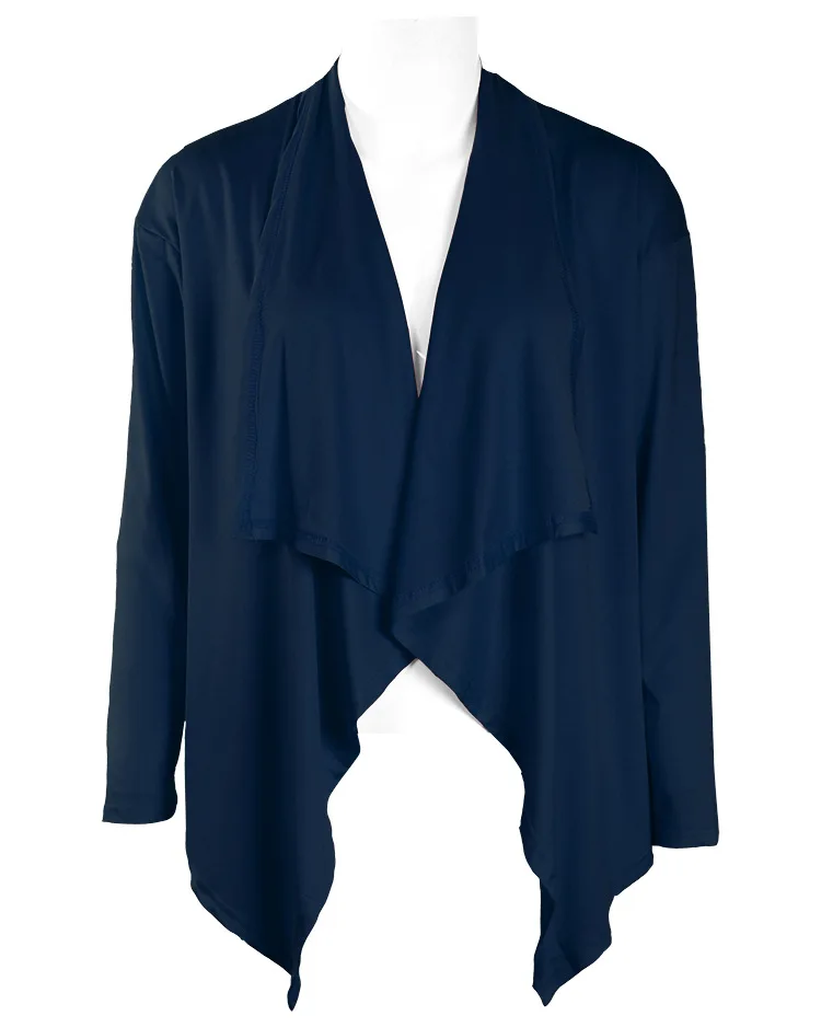 2017 European and American style new autumn long sleeves irregular cardigan thin jacket small jacket special (9)