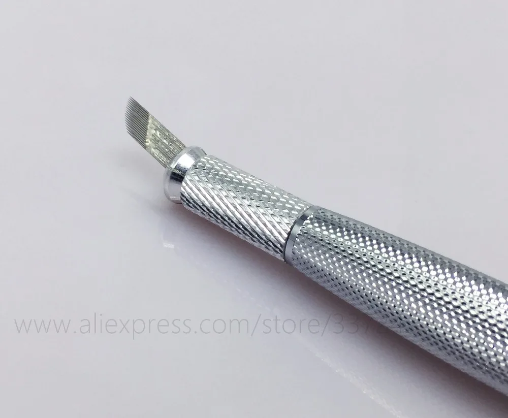50 pcs 17 pin Revolver Needles for tattooing eyebrows Permanent make up