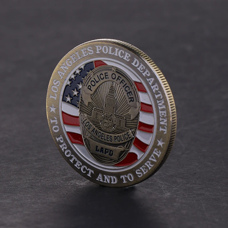 

Commemorative Coin American Police Saint Michael Collection Arts Gifts Souvenir