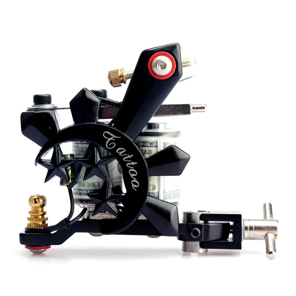 Tattoo Machines Beginner Tattoo Set Black Steel Tattoo Frame Pen for