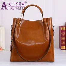 AIKEWEILI Oli Bolsas Mensajero de Las Mujeres Bolsos de Hombro de Cuero Bolso de Las Mujeres