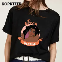 Женская летняя футболка Харадзюку, 2019, Camiseta Mujer, футболки с графическим принтом, милые черные топы для девочек в Корейском стиле, уличная