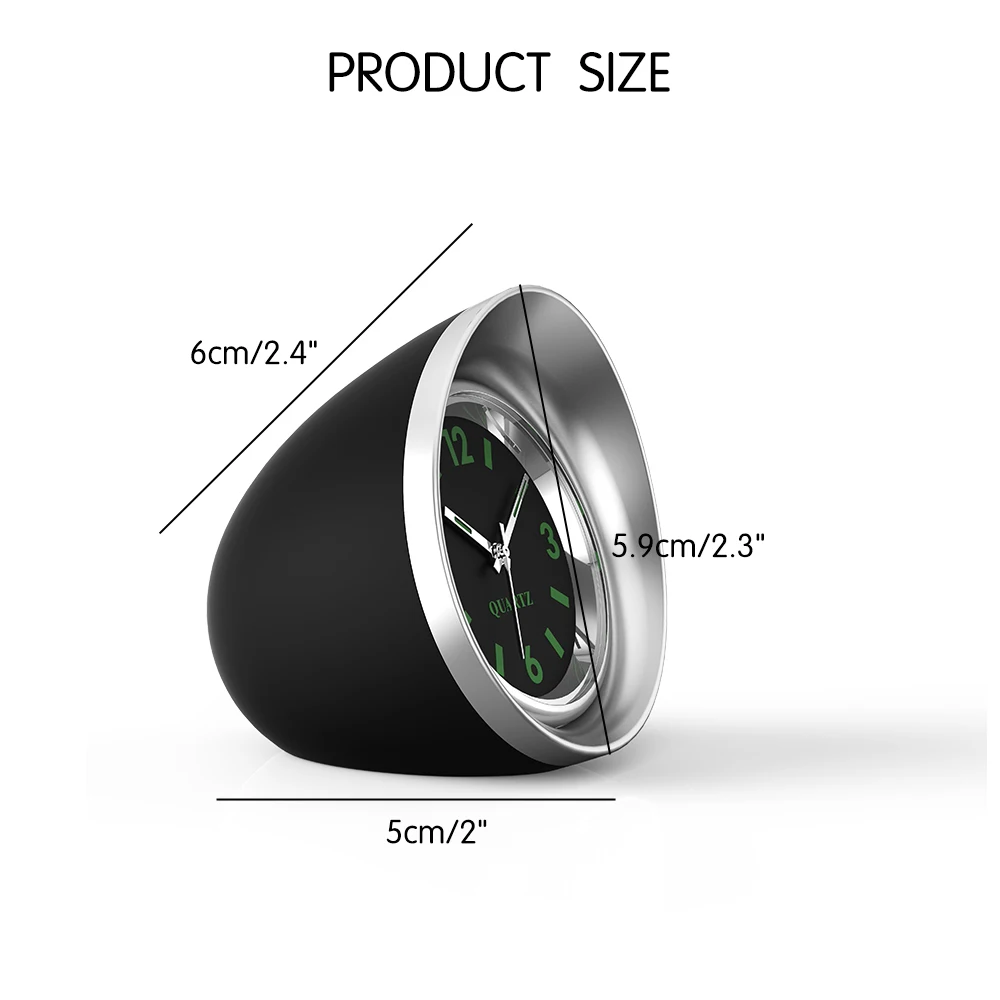 Автомобильные украшения 45 мм светящиеся кварцевые часы Креативный Мини цифровой указатель декоративные часы аксессуары для интерьера автомобиля
