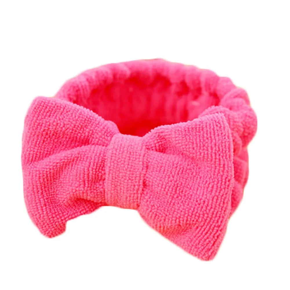 Buy Fashion Women Beauty Makeup Bow Headband Bath Wash