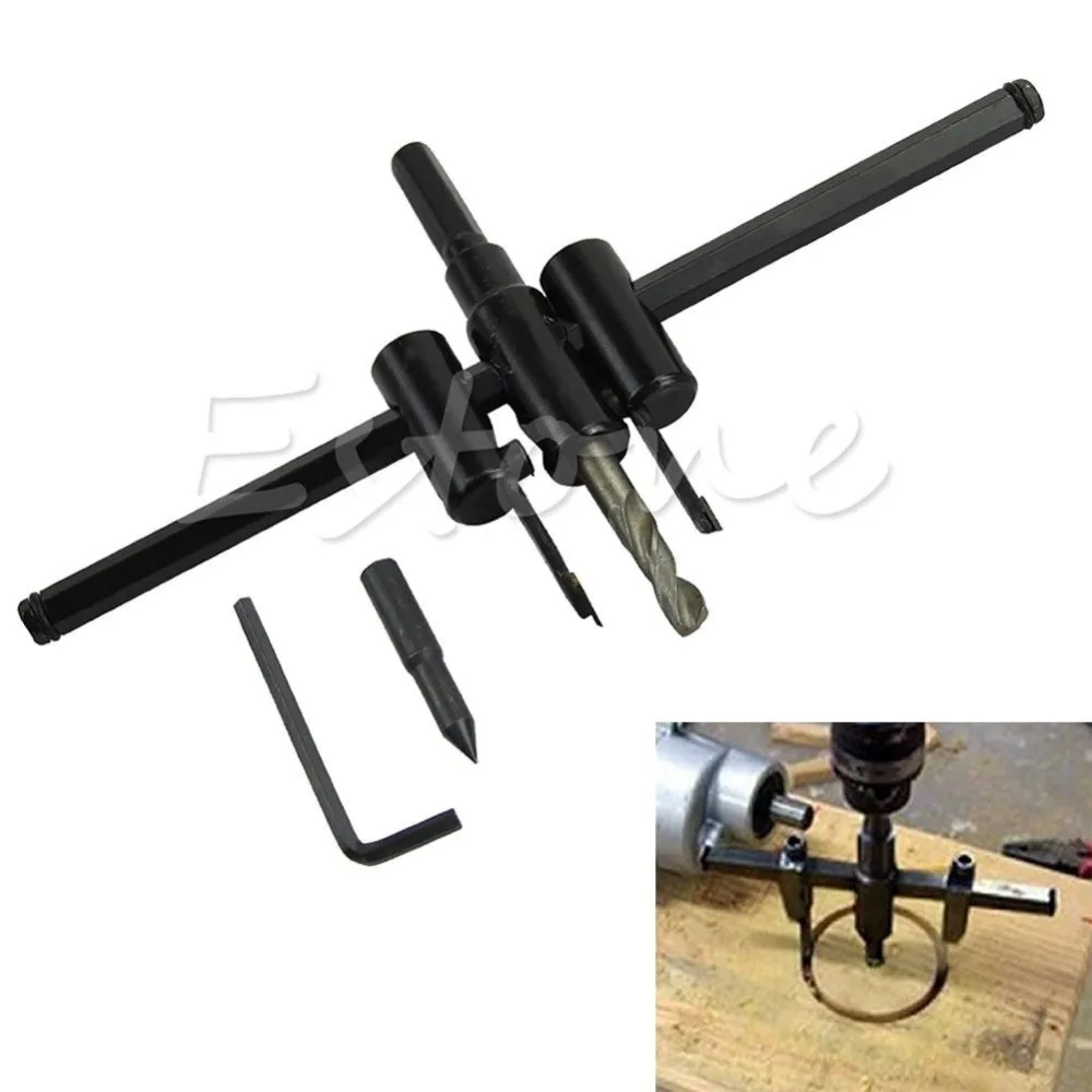 New Handy Adjustable Metal Circle Hole Saw Drill Bit Cutter Kit DIY