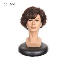 Ccutoo 1" Шерлок сезон 4 коричневый Culy короткий стиль косплей костюм парик жаростойкое волокно Мужской Синтетический Полный волос