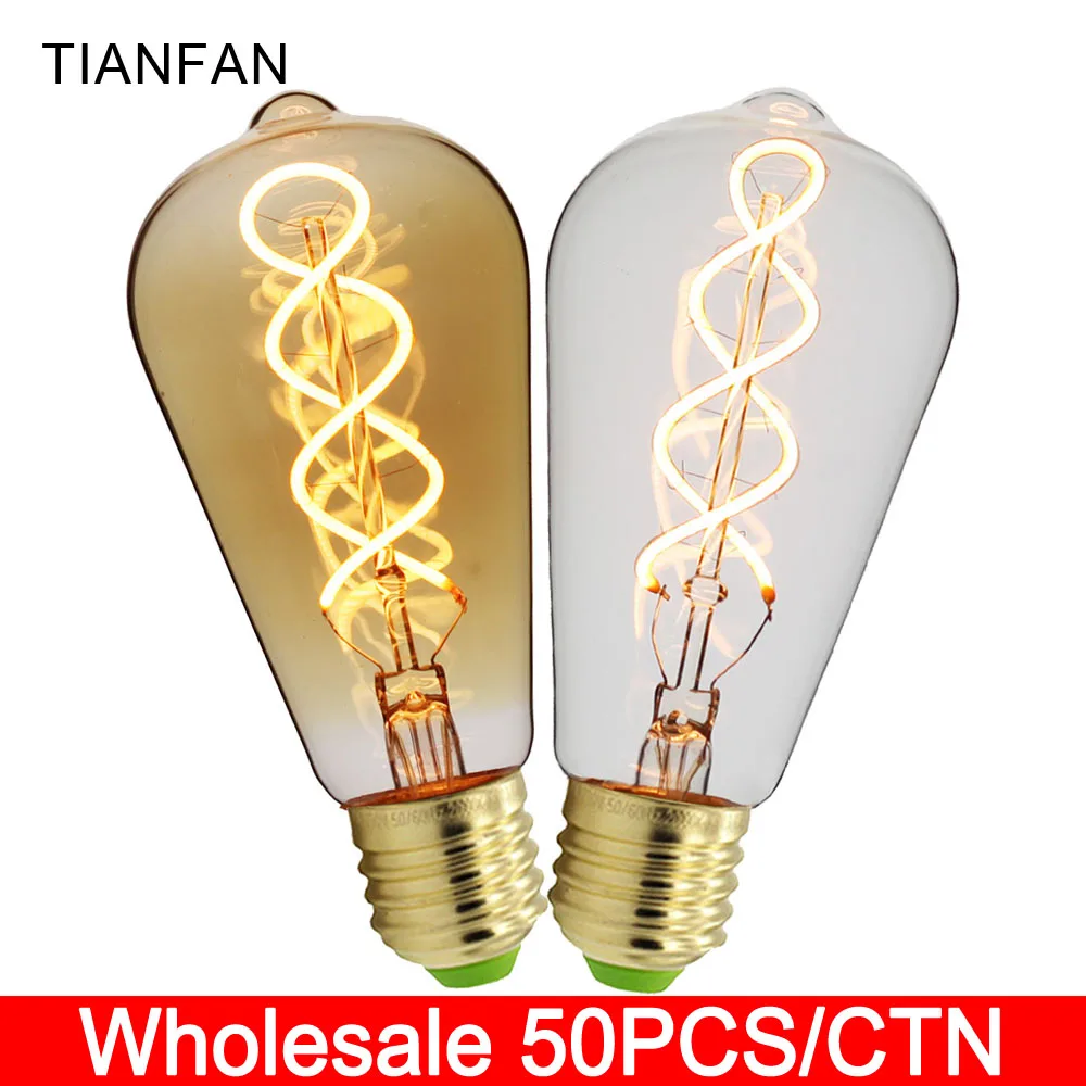 Buy Wholesale 50PCS/CTN decorative light bulb vintage