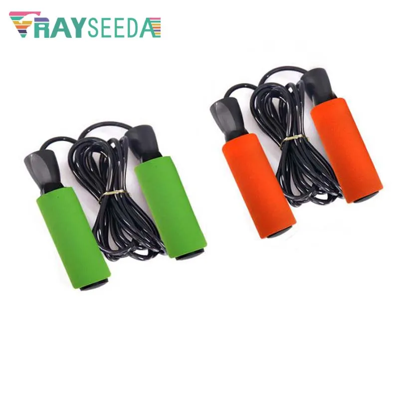 Rayseeda 2,8 м Женская Скакалка для фитнеса с губчатым хвостовиком для рук, женские спортивные инструменты для упражнений аксессуары для гимнастики