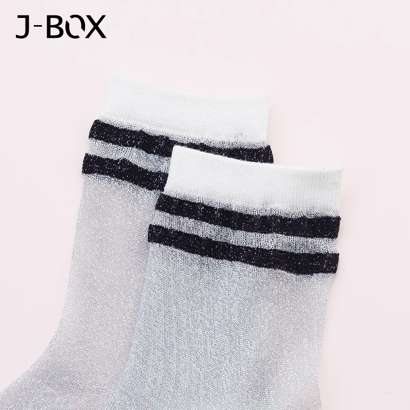 J-BOX 1 3 Pairs/lot New Fashion Women Socks Spring Schoolgirl Casual Long Happy Casual Breathable Ladies Sexy Socks women