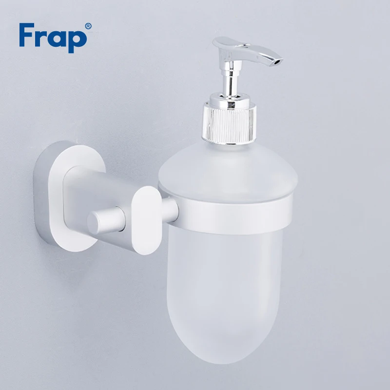 Новый пластиковый держатель для мыла и шампуня Frap модный серебристый дозатор