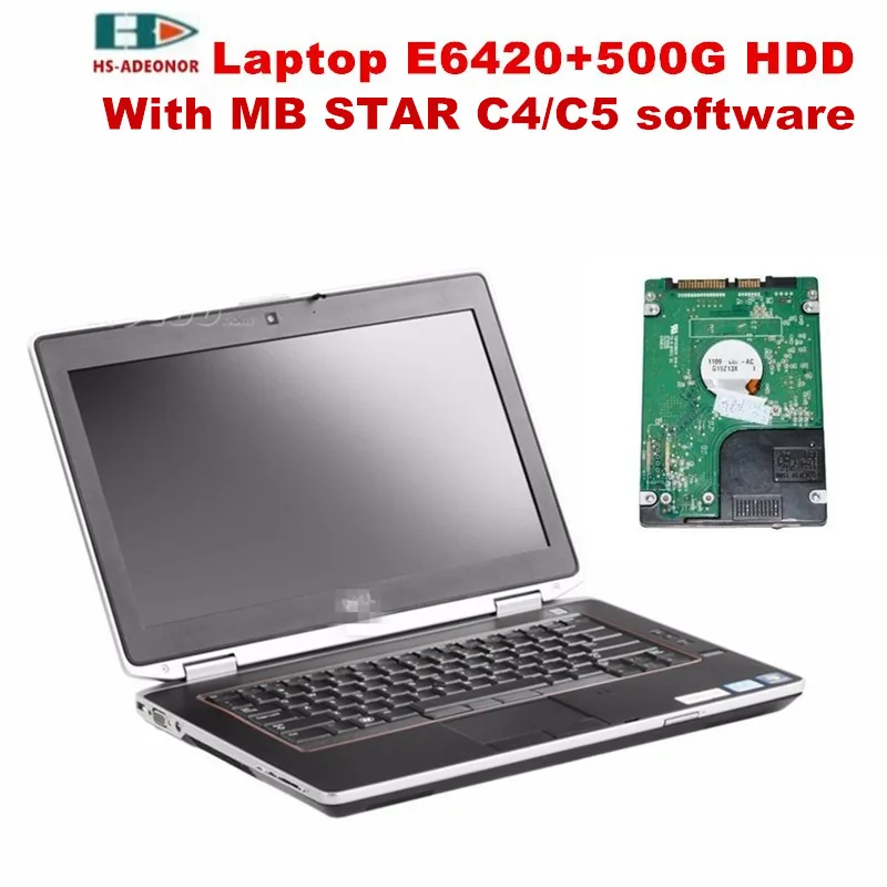 Ноутбук I5/4G E6420 с диагностическим сканером MB STAR C4 профессиональное программное