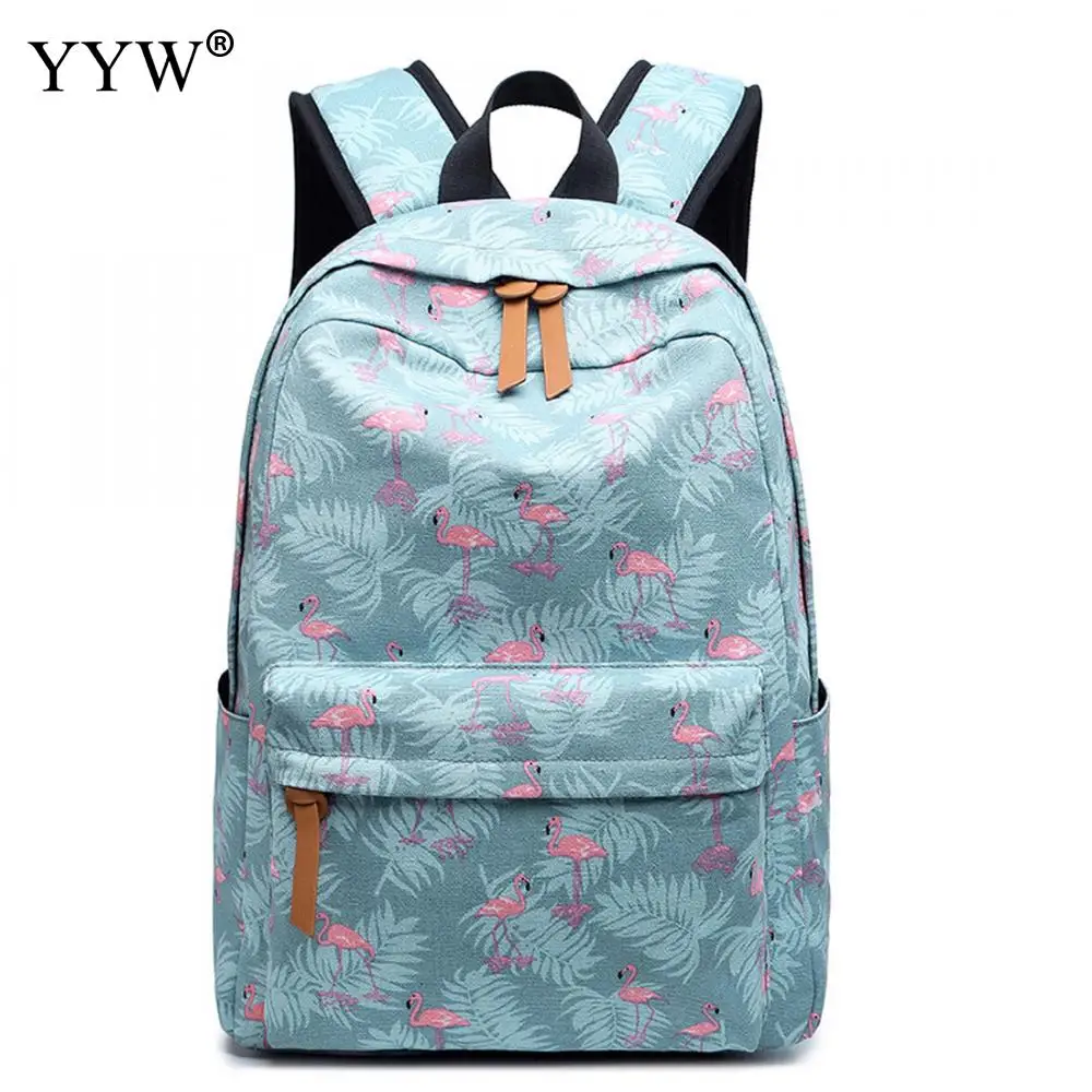 

Polyester Cartton Backpack Female Waterproof School Backpacks for Children Large Capacity High Quality Lady's Travel Bags
