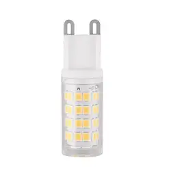 6 шт LESHP G9 52 светодиодный 3 W 380LM нерегулируемых 2835 SMD 100-265 V 3000 K теплый белый Энергосберегающая эко-галогенная лампа