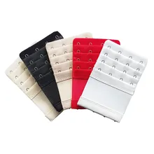 5 шт. Для женщин бюстгальтер для девочек Extender 4 крючка мягкий бюстгальтер расширение ремень нижнее белье Intimates удлиняется Туфли с ремешком и пряжкой бюстгальтер ремешок расширители