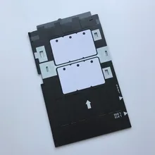 1 шт. лоток для удостоверений личности для струйная печать epson принтеры L800, L801, L805, L810, L850, A50, T50, T60 принтеры+ 10 шт. пустой струйный 3up ПВХ cambo карты