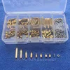 260Pcs/M2 PCB Threaded Brass Male Female Standoff Spacer Board Hex Screws Nut Assortment Box kit set with Plastic Box Hollow ► Photo 2/5