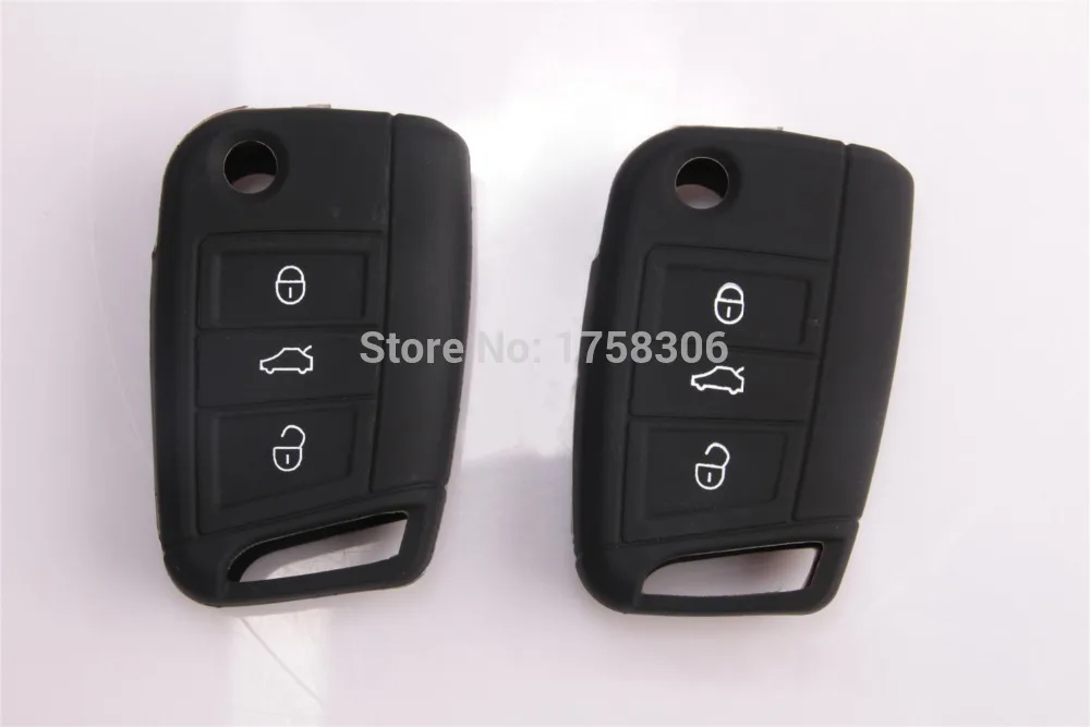 Silica gel key case bag Fit for Volkswagen Golf 7