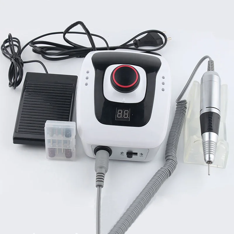 

1 Set 30W 35000RPM Electric Nail Drill Machine for Manicure Pedicure Machine Gel Cuticle Remover Strong Apparatus Mill Tool Kit