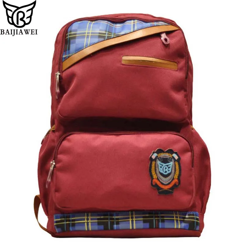 

BAIJIAWEI New Style 3-6 Grade Primary School Student Backpack Splice Oxford Waterproof Shoulder Bag Boys Girls School Backpack
