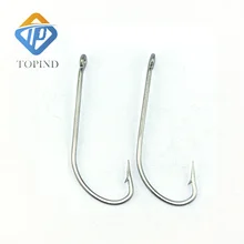 30 шт. topind 34007 Нержавеющая сталь белый большой удлиненные хвостовик Рыбная ловля Крючки Размеры 1/0 2/0 3/0 4/0 5/0 6/0 7/0 8/0 9/0 10/0