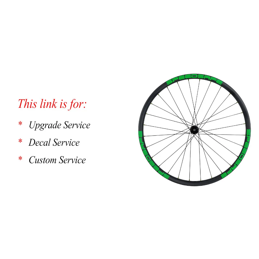 

SPEEDSAFE wheel rim upgrade service link custom decal