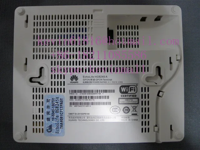 Беспроводной Gpon терминал HG8245A с 4 ethernet и 2 голосовыми портами двойной протокол H.248