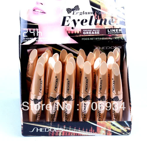 

Eyeliner Makeup 24pcs Black Colours Liquid Eyeliner Waterproof Entice Cheetah Liquid Eye Liner 8415