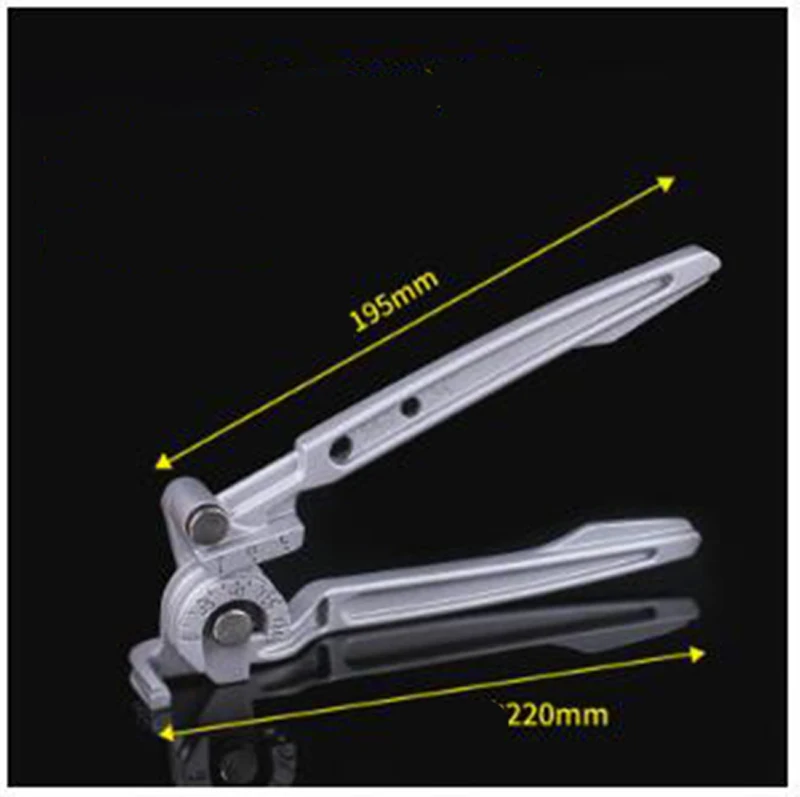 

180 90 Degree AL/Copper Tube Bender Tube Bender Pipe Bending Tool Curving Pliers Can Bend 0.4mm Tube w/o Distortion For RC Model