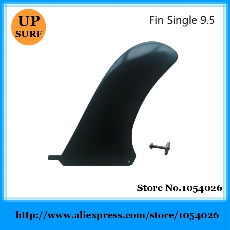 Longboard Fins 9.5Length High Quality Center Fins/Single Surfboard Fins 9.5 inch Center Fins With Screw 10 inch surfing longboard fins quilhas paddle surfboard longboard fins fiberglass wakeboard fins