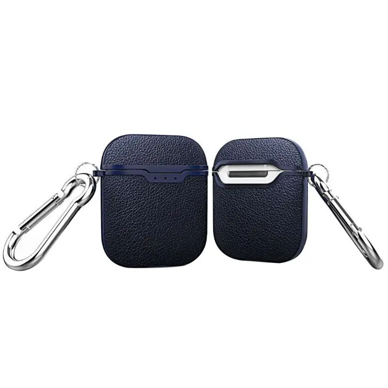 

Litchi Texture Soft Silicone Protective Cover Anti-fingerprint Shockproof Case Skin for Airpods Charging Box 10166