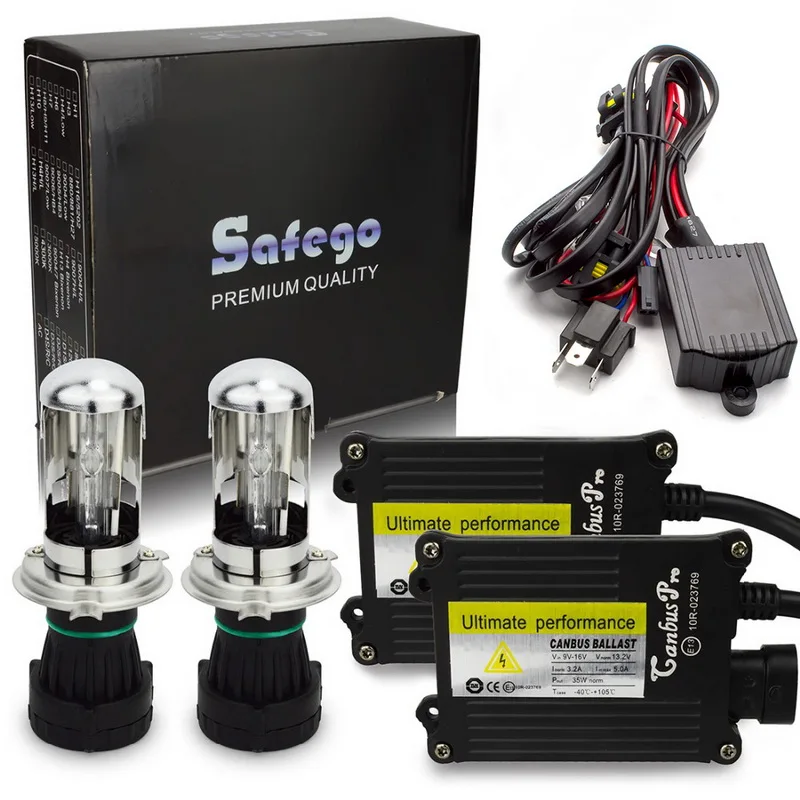 

Bi-xenon H4 pro canbus HID xenon kit 12V 3000K 4300K 5000K 6000K 8000K 10000K H4-3 Hi Lo H4 Bi xenon H4 bixenon xenon kit