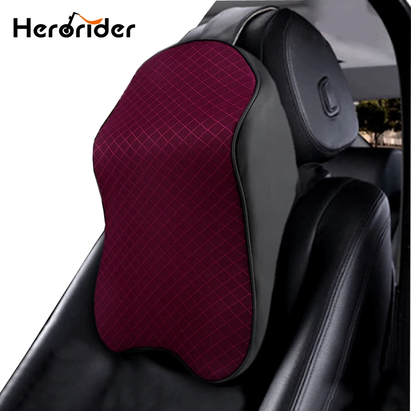 Memory Foam Car Headrest Pillow Neck Rest Waist Supports Cushion Car
