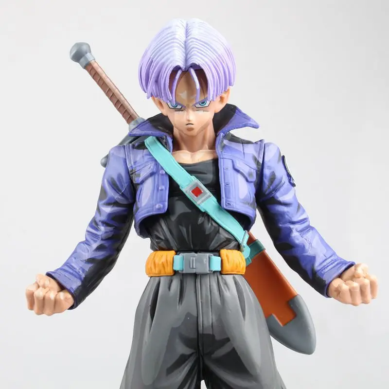 

Dragon Ball Z Future Trunks Torankusu 25CM PVC Action Figure Japanese Cartoon Super Saiyan Character Statue