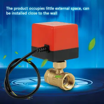 

1 PC DC 12V Motorized Ball Valve G3/4" DN20 Brass Ball Valve 2 Way Motorized Ball Electrical Valve For Flow Control