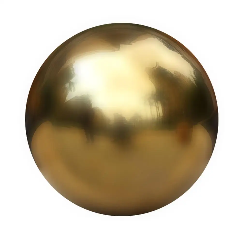 Нержавеющая сталь Сферический титановый золотой полый шар бесшовное украшение для дома и сада зеркальный шар Сфера Шар