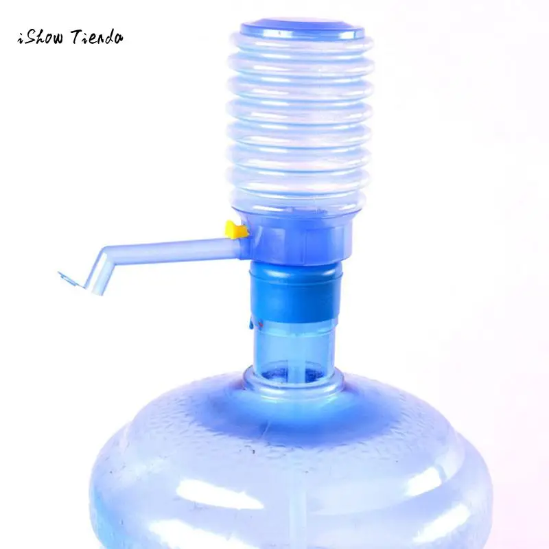 

New Hot 1pc 19*9cm Bottled Drinking Water Easy Hand Press Pump Dispenser Home Indoor Outdoor Bottled Press Water Pump New