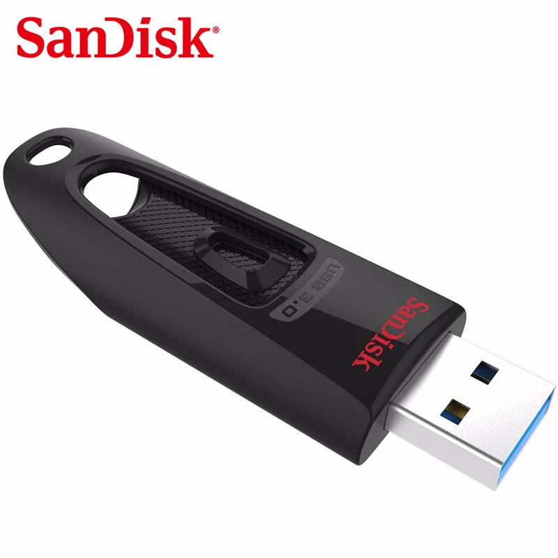 Двойной Флеш-накопитель SanDisk CZ48 USB3.0 флеш-накопитель 256 ГБ флэш-накопитель 128GB флэш-карта памяти 64 Гб оперативной памяти, 32 Гб встроенной памяти, 16 Гб флэш-накопитель чтения 100 МБ/с. USB ключ для ПК