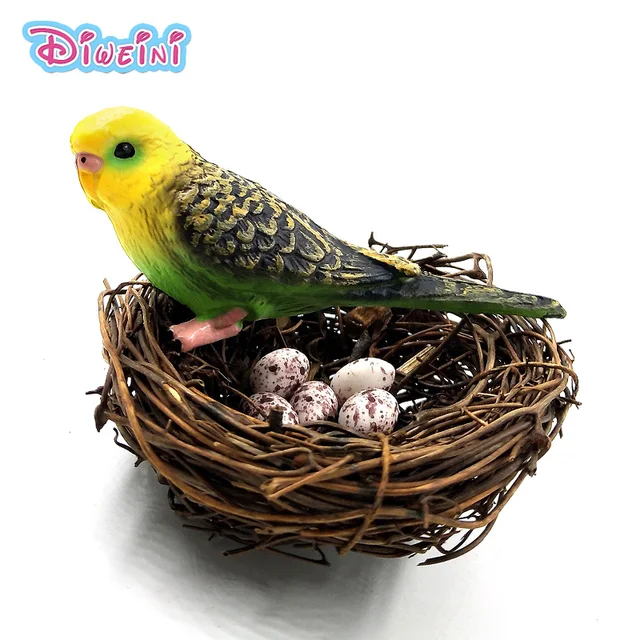 Cheap New Parrot Bird Nest Egg Simulation plastic animals model figurine one piece action figure Hot toys set Gift For Kids children Cheap New Parrot Bird Nest Egg Simulation plastic animals model figurine one piece action figure Hot toys set Gift For Kids children