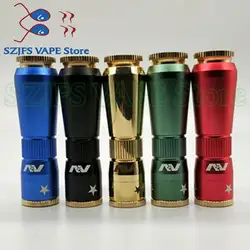 Электронная сигарета mech mod 18650 Батарея Латунь 24 мм отпариватель vape Avid Lyfe механический мод для 510 RDA RBA RDTAmtl