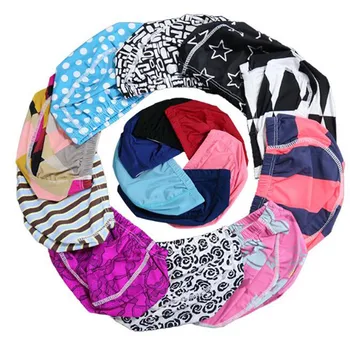 

Nylon Swim Caps Adult Elastic Fabric Sports Swim Pool Hat Random Pattern Swimming Stretch Hat For Women Men Water Sports