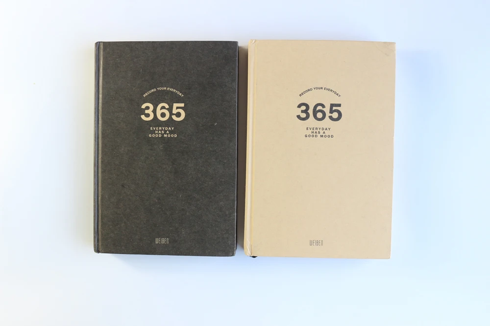 Классический и винтажный держатель серии hardcover с год 365 дней каждый день ежедневник блокнот, личный Ежедневник для планирования дня, записная книжка, плотные, A5