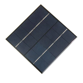 

4.5W 5V Solar Cell Polycrystalline Solar Panel Module DIY Solar Charger System For 3.7v Battery Education kits 15pcs Wholesale