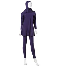 Muslim Women Sports Vogue Modesty Swimsuit Swimwear Islamic Swimsuit Beachwear Full Cover Costume