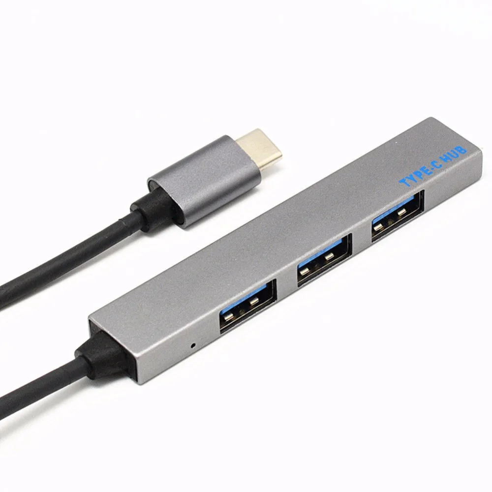 4 в 1 USB концентратор Type C адаптер с 3 портом для Macbook Pro T 809A| |
